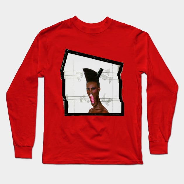 GRACE JONES Goude Long Sleeve T-Shirt by Pop Fan Shop